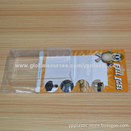 Slide Card Blister Packaging, Slide/Frequency/Clamshell Blister, Cardboard Available, 10.5 x 19.5cm
